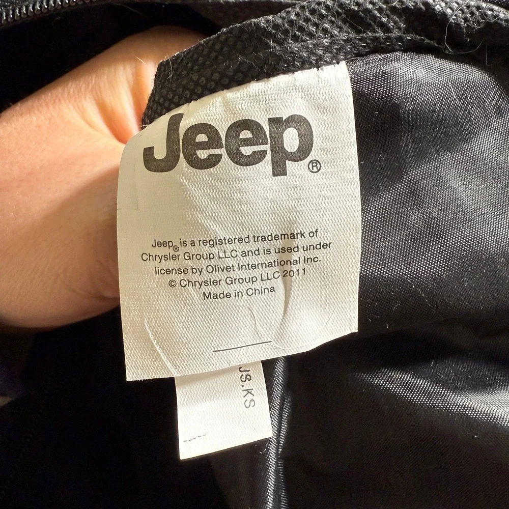 Vintage Jeep Duffel Bag Black Logo‎